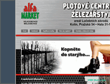 Tablet Screenshot of alfamarket.cz